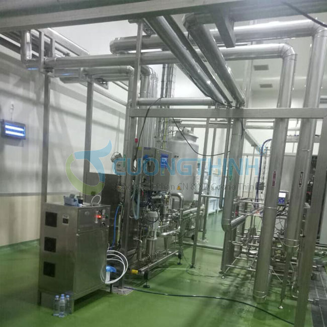 Hệ thống máy ozone Z-40S Cường Thịnh tại nhà máy nước tinh khiết Núi Tiên