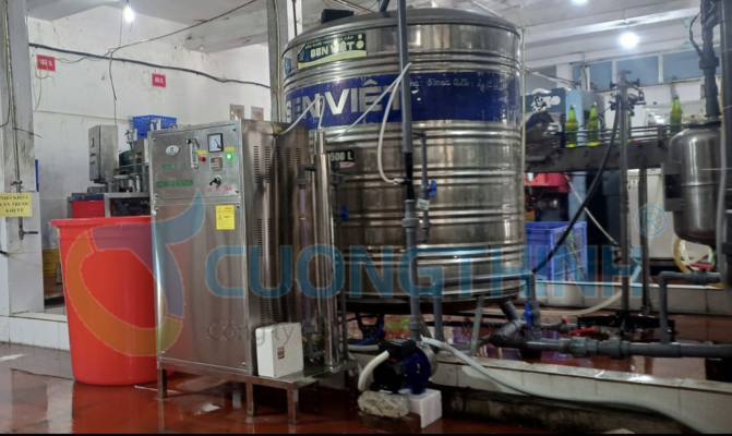 Ứng dụng máy ozone trong nhà máy sản xuất bia